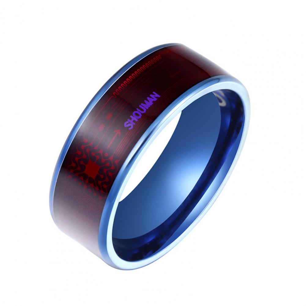 Smart Ring Nfc Pay - โทรศัพท์สากลแหวนชิป NFC บลูทูธเทคโนโลยีการตรวจจับสแตนเลสหนาแหวนสมาร์ท