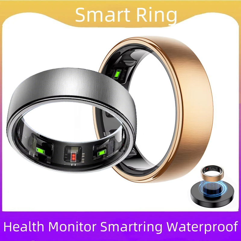 Temperature Ring Skin - R10 สมาร์ทริง สำหรับผู้ชายและผู้หญิง พร้อมเคสชาร์จ ตรวจวัดอุณหภูมิผิว ติดตามสุขภาพและการนอนหลับ