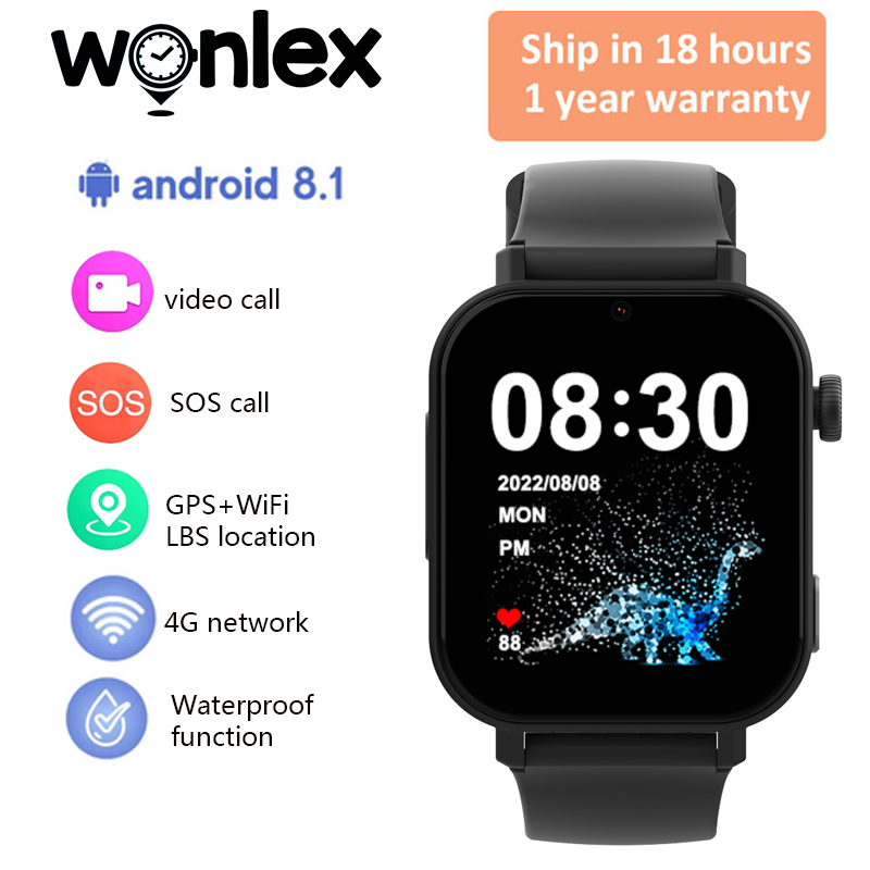 Fall Detection Watch - นาฬิกาอัจฉริยะสำหรับเด็ก Wonlex KT36 4G พร้อม GPS