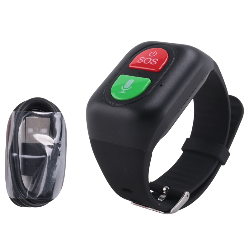 4G ผู้สูงอายุ GPS นาฬิกา GPS ต - Fall Detection Watch บทวิจารณ์และราคา